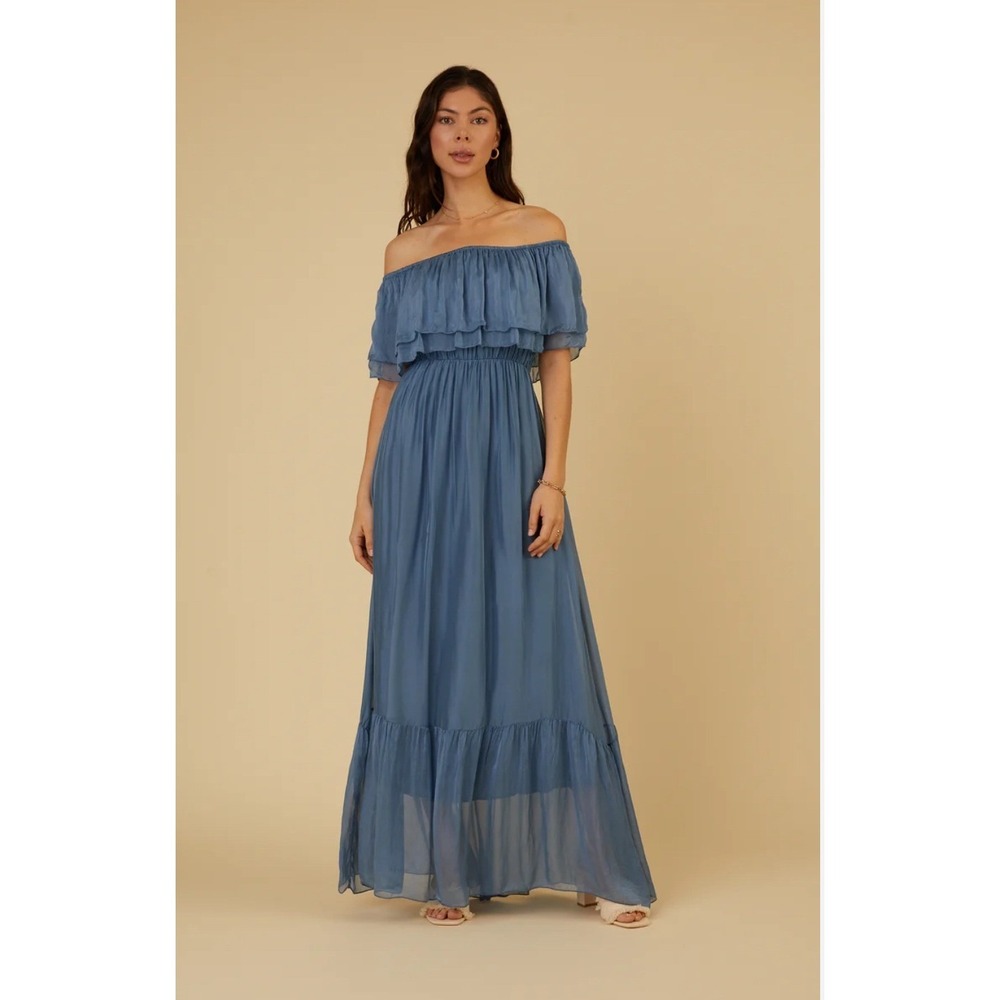 Scandal Italy Laurie Dress bamboo and silk one size